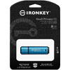 Memorie USB Kingston IronKey Vault Privacy 50C AES-256 Encrypted 8GB, USB 3.2 Blue