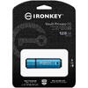 Memorie USB Kingston IronKey Vault Privacy 50C, AES-256 Encrypted 128GB USB Type C Blue