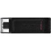 Memorie USB Kingston DataTraveler 70 256GB USB 3.2 Type-C Black