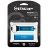 Memorie USB Kingston IronKey Keypad 200C 8GB USB Type C, Blue