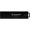 Memorie USB Kingston IronKey D500S, AES-256 Encrypted 8GB USB 3.2 Black