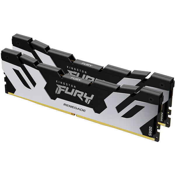 Memorie Kingston FURY Renegade Silver 32GB DDR5 7200MHz CL38 Kit Dual Channel