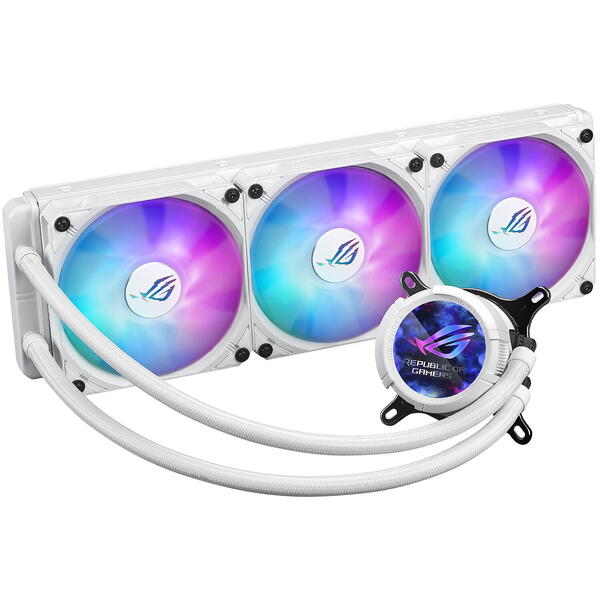 Cooler Asus ROG STRIX LC III 360 ARGB White LCD