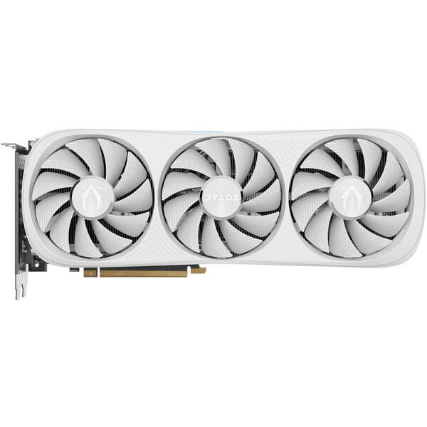 Placa video Zotac GeForce RTX 4070 Ti Super Trinity White Edition 16GB GDDR6X 256 bit DLSS 3.0