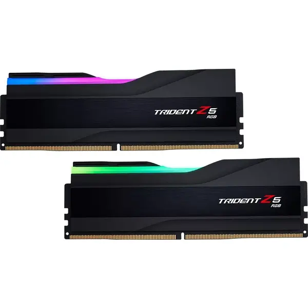 Memorie G.Skill Trident Z5 RGB Black 32GB DDR5 8000MHz CL38 Kit Dual Channel