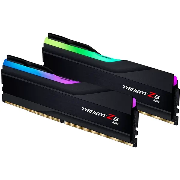 Memorie G.Skill Trident Z5 RGB Black 32GB DDR5 8000MHz CL38 Kit Dual Channel