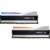 Memorie G.Skill Trident Z5 RGB Silver 48GB DDR5 8000MHz CL40 Kit Dual Channel