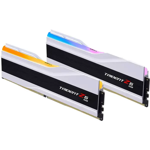 Memorie G.Skill Trident Z5 RGB Silver 48GB DDR5 8200MHz CL40 Kit Dual Channel