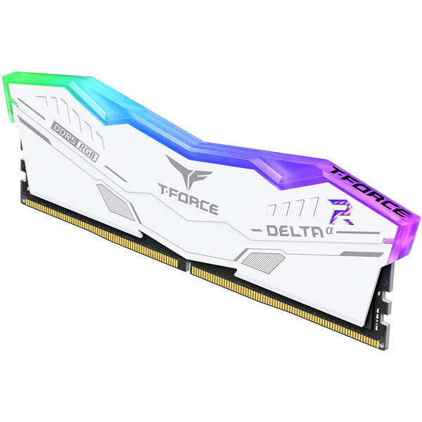 Memorie Team Group T-Force DELTA RGB 32 GB DDR5 6000 MHz CL38 Kit Dual Channel White