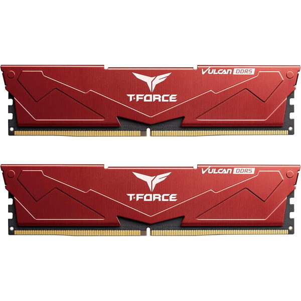 Memorie Team Group T-Force VULCAN 32 GB DDR5 5600 MHz CL36 Kit Dual Channel Red