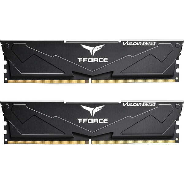 Memorie Team Group T-Force VULCAN 32 GB DDR5 6000 MHz CL38 Kit Dual Channel Black