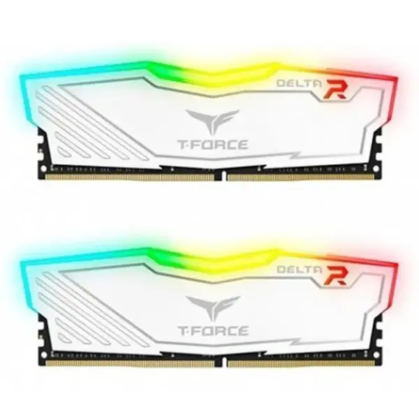 Memorie Team Group T-Force DELTA RGB 32 GB DDR4 3600 MHz CL18 Kit Dual Channel White