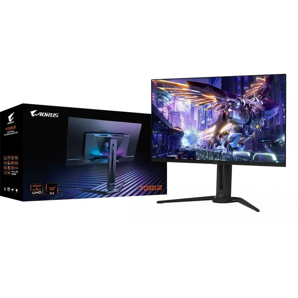 Monitor Gaming Gigabyte AORUS FO32U2 31.5 inch UHD OLED 0.03 ms 240 Hz USB-C HDR