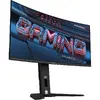 Monitor Gaming Gigabyte MO34WQC Curbat 34 inch UWQHD QD-OLED 0.03 ms 175 Hz USB-C HDR