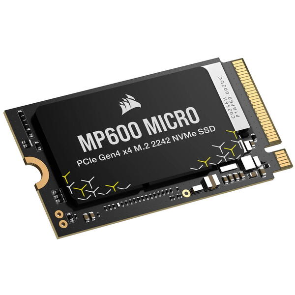 SSD Corsair MP600 Micro 1TB PCI Express 4.0 x4 M.2 2242