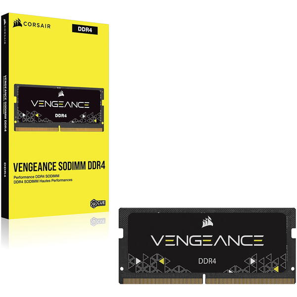 Memorie Notebook Corsair Vengeance 32GB, DDR4, 2666MHz, CL18, 1.2V