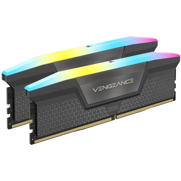 Memorie Corsair Vengeance RGB 64GB DDR5 5600MHz CL36 Kit Dual Channel