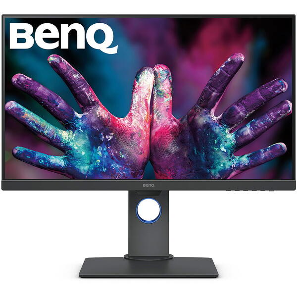 Monitor LED Benq PD2705Q, 27 inch WQHD, QHD, 60 Hz, 5 ms, IPS, Gri