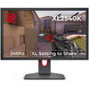 Monitor LED Benq Zowie XL2540K, 24.5", TN, Full HD, 1920x1080, 240 Hz, HDMI, DisplayPort, 1ms, Pivot, Negru, 9H.LJMLB.QBE