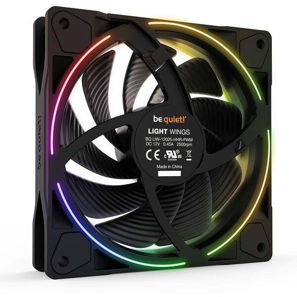 Ventilator PC be quiet! LIGHT WINGS RGB 120mm PWM High-Speed Three Fan Pack