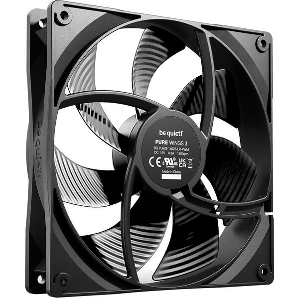 Ventilator PC be quiet! Pure Wings 3 140mm PWM Black