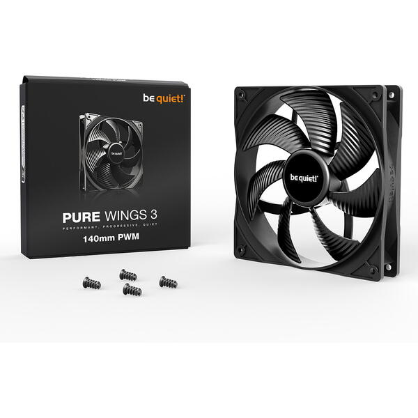 Ventilator PC be quiet! Pure Wings 3 140mm PWM Black