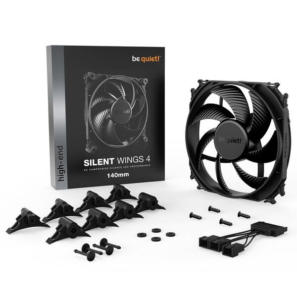 Ventilator PC be quiet! Silent Wings 4 140mm