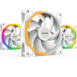 Ventilator PC be quiet! LIGHT WINGS White RGB 120mm PWM Three Fan Pack