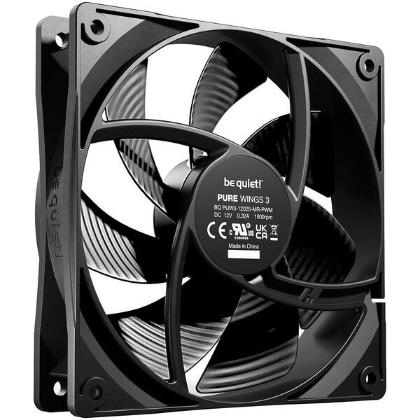 Ventilator PC be quiet! Pure Wings 3 120mm PWM Black