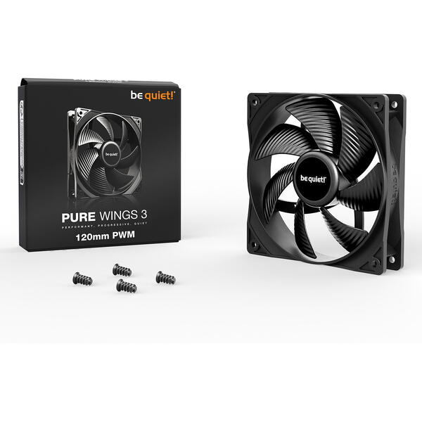 Ventilator PC be quiet! Pure Wings 3 120mm PWM Black