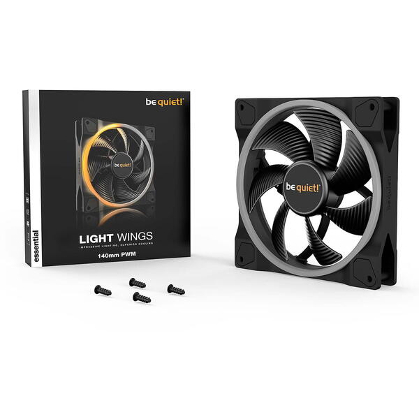 Ventilator PC be quiet! LIGHT WINGS RGB 140mm PWM