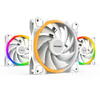 Ventilator PC be quiet! LIGHT WINGS White RGB 120mm PWM High-Speed Three Fan Pack