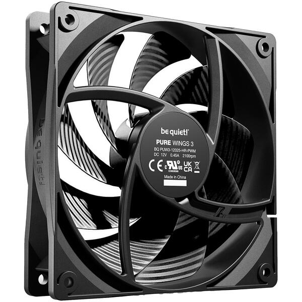 Ventilator PC be quiet! Pure Wings 3 120mm PWM high-speed