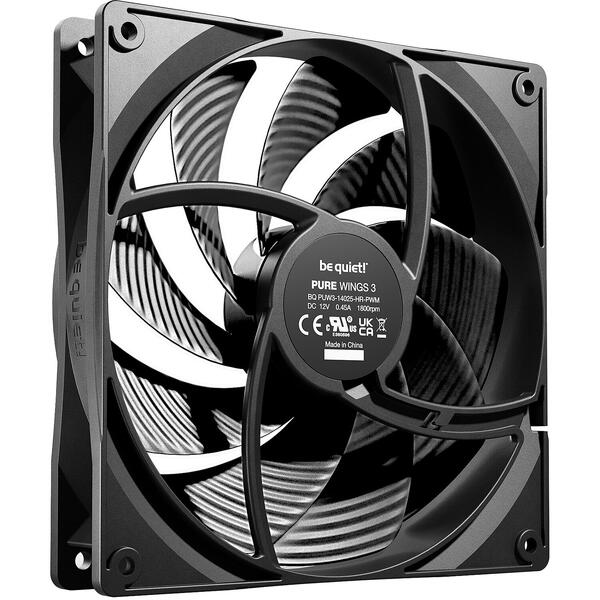 Ventilator PC be quiet! Pure Wings 3 PWM 140mm high-speed