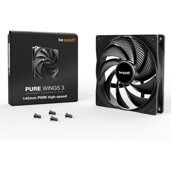 Ventilator PC be quiet! Pure Wings 3 PWM 140mm high-speed