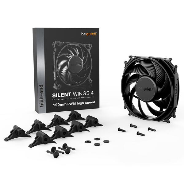 Ventilator PC be quiet! Silent Wings 4 120mm PWM high-speed