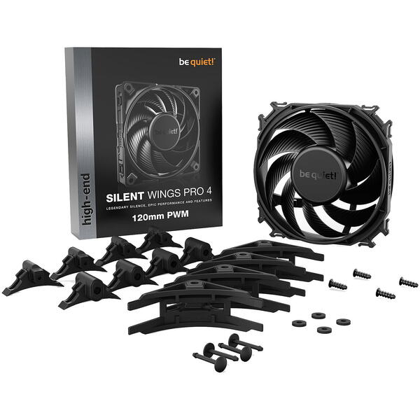 Ventilator PC be quiet! Silent Wings PRO 4 120mm PWM