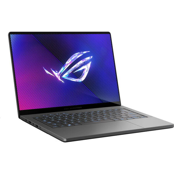 Laptop Asus ROG Zephyrus G14 GA403UI, 14 inch 3K OLED 120Hz, AMD Ryzen 9 8945HS, 32GB LPDDR5X, 1TB SSD, GeForce RTX 4070 8GB, Eclipse Gray