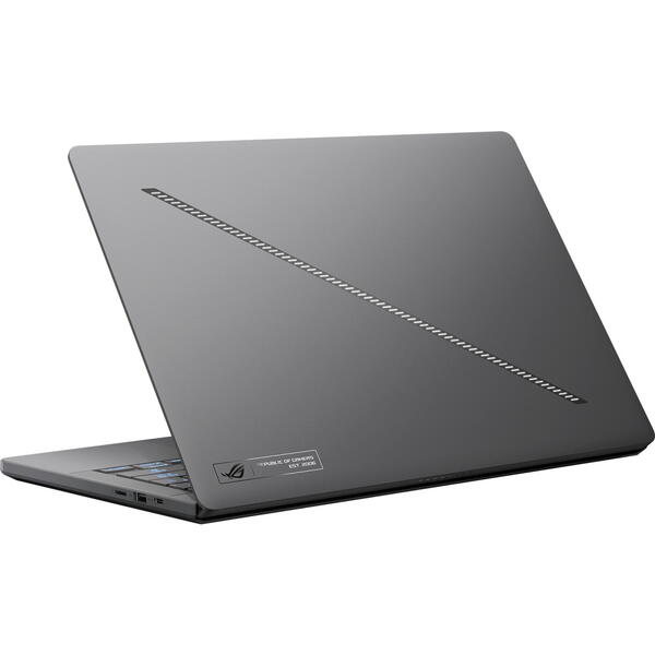 Laptop Asus ROG Zephyrus G14 GA403UI, 14 inch 3K OLED 120Hz, AMD Ryzen 9 8945HS, 32GB LPDDR5X, 1TB SSD, GeForce RTX 4070 8GB, Win 11 Pro, Eclipse Gray