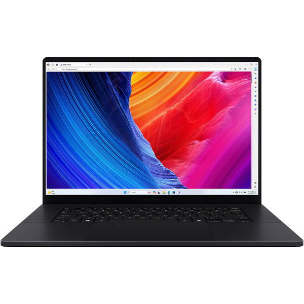 Laptop Asus ProArt P16 OLED H7606WV, 16 inch 4K Touch, AMD Ryzen AI 9 HX 370, 32GB LPDDR5X, 2TB SSD, GeForce RTX 4060 8GB, Win 11 Pro, Nano Black