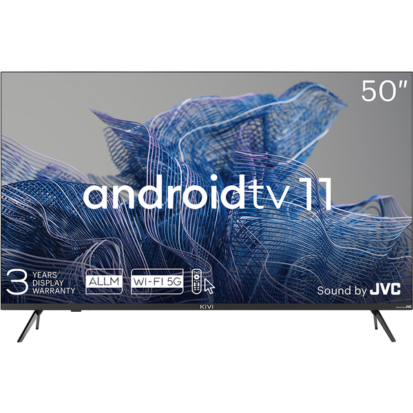 Televizor LED KIVI Smart TV Android 50U750NB Seria U750NB 126cm 4K UHD HDR, Negru