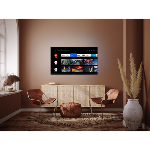 Televizor LED KIVI Smart TV Android 32H750NW Seria H750NW 80cm HD Ready, Alb