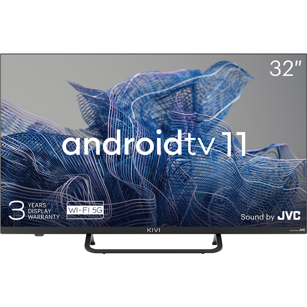 Televizor LED KIVI Smart TV Android 32F750NB Seria F750NB 80cm Full HD, Negru