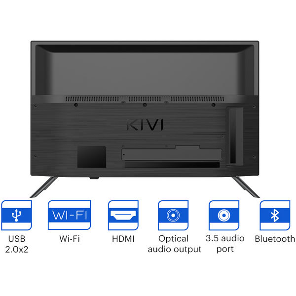 Televizor LED KIVI Smart TV Android 32H740NB Seria H740NB 80cm HD Ready, Negru