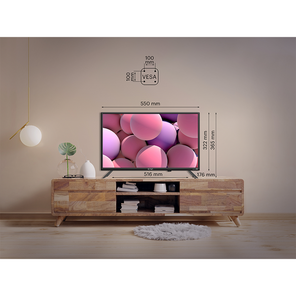 Televizor LED KIVI Smart TV 32H740NB Seria H740NB 80cm HD Ready, Negru