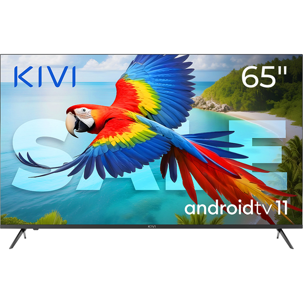 Televizor LED KIVI Smart TV Android 65U760QB Seria U760QB 164cm 4K UHD HDR, Negru