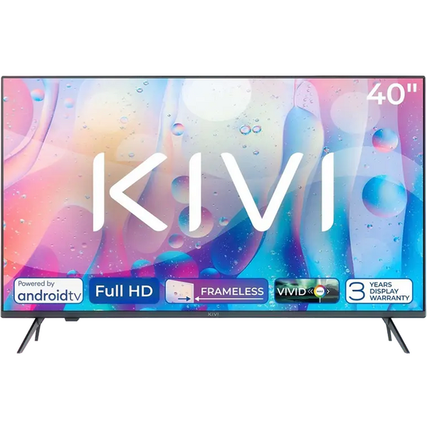 Televizor LED KIVI Smart TV Android 40F760QB Seria F760QB 100cm Full HD, Negru