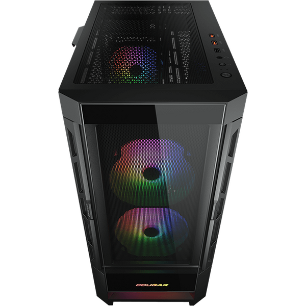 Carcasa Cougar Duoface RGB Black