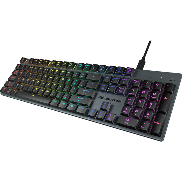 Tastatura gaming Cougar Luxlim, RGB LED, USB, Black