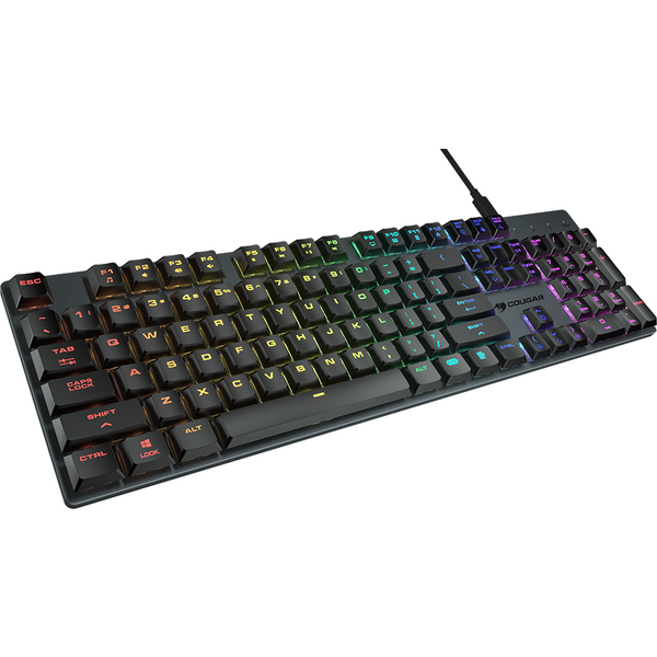 Tastatura gaming Cougar Luxlim, RGB LED, USB, Black